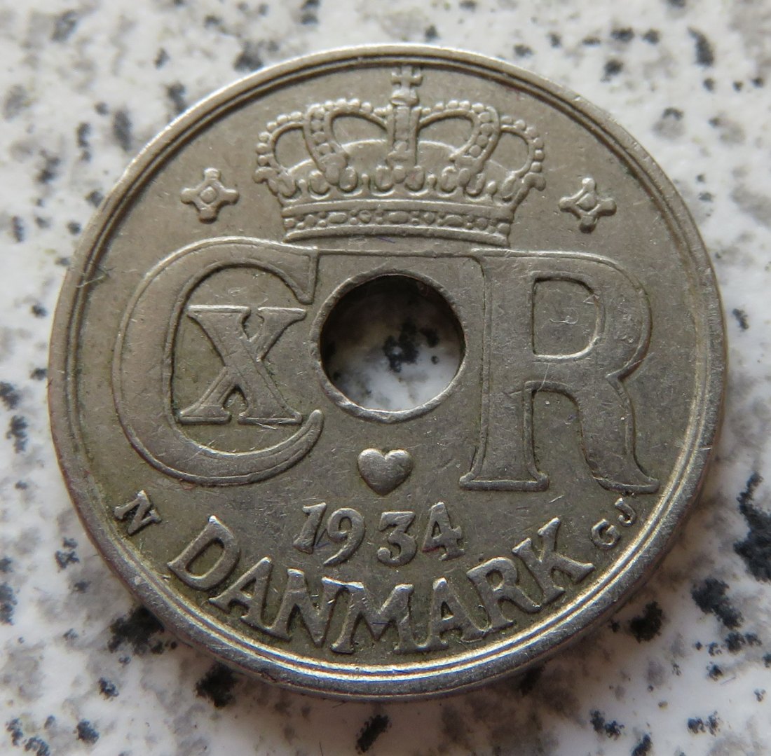  Dänemark 10 Öre 1934   