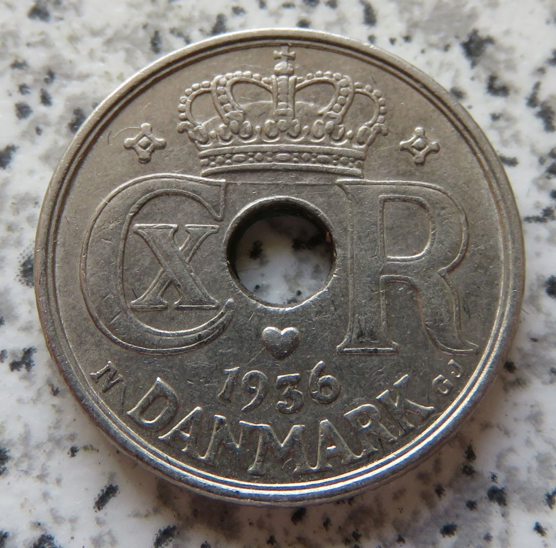  Dänemark 10 Öre 1936   