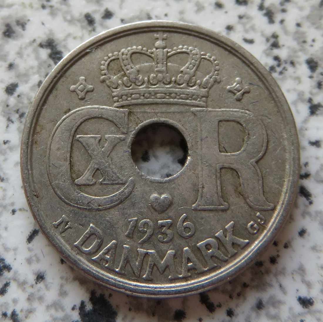  Dänemark 10 Öre 1936   