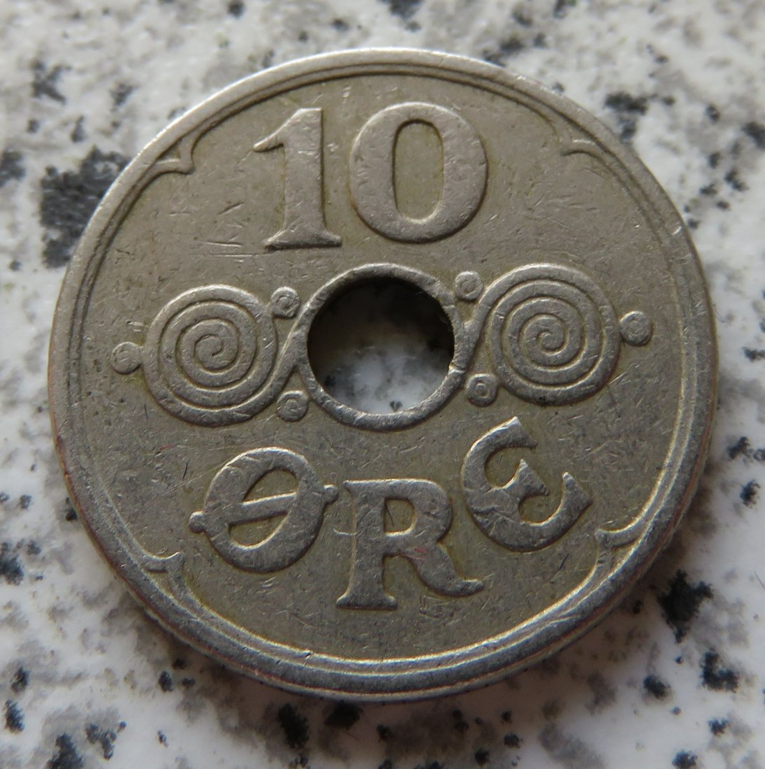 Dänemark 10 Öre 1937   