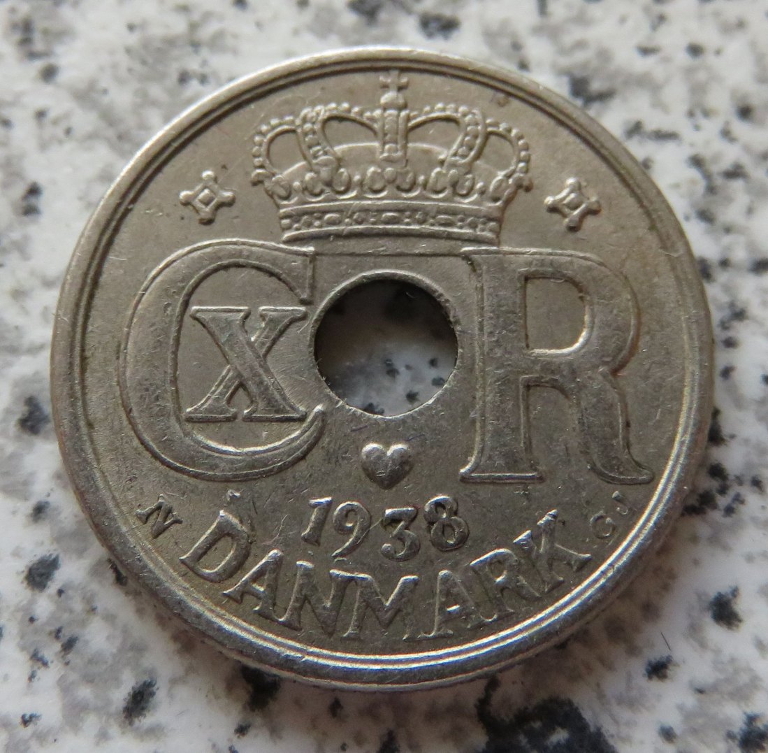  Dänemark 10 Öre 1938   