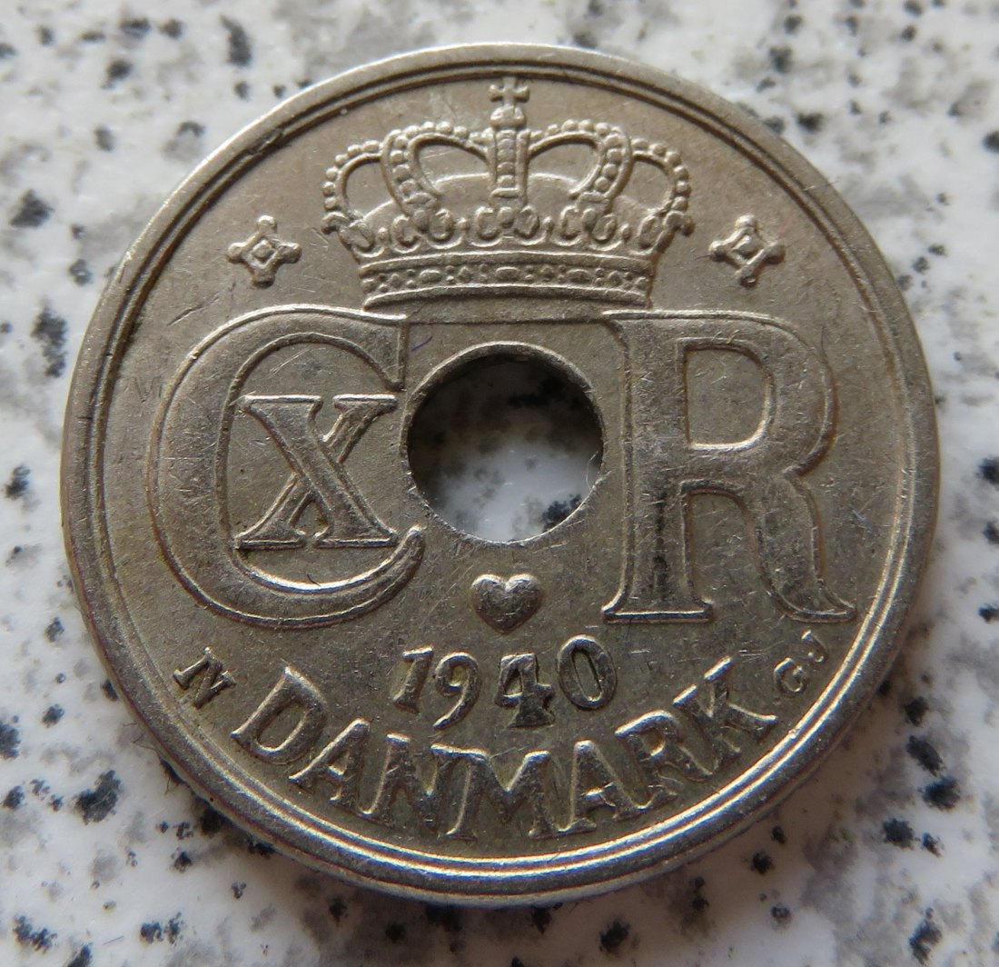  Dänemark 10 Öre 1940   