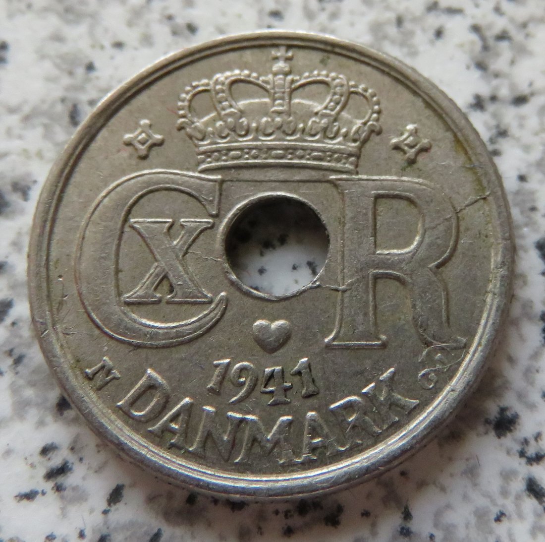  Dänemark 10 Öre 1941   