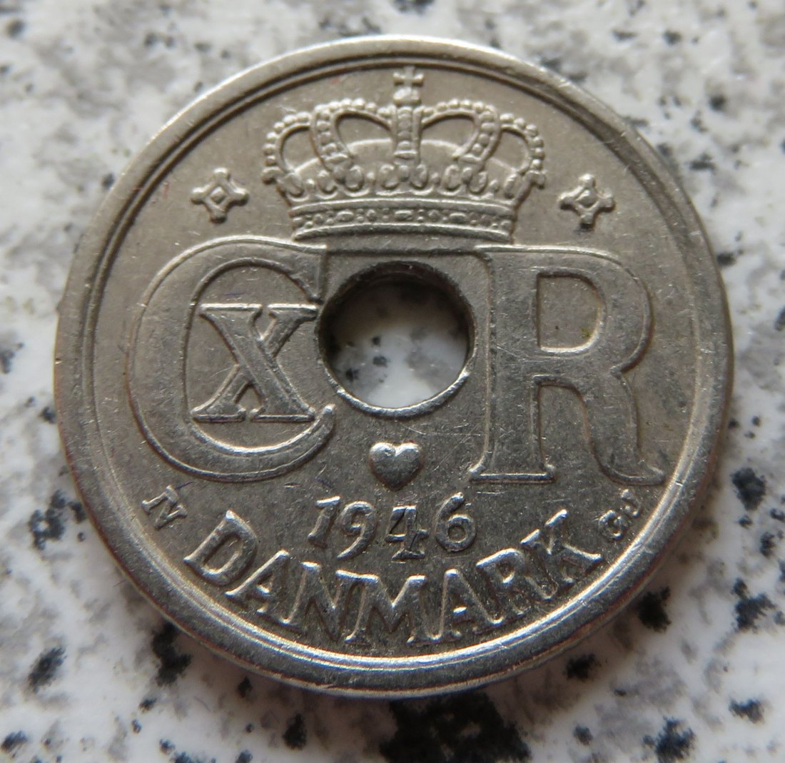  Dänemark 10 Öre 1946   