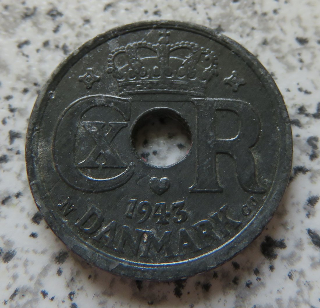  Dänemark 10 Öre 1943   