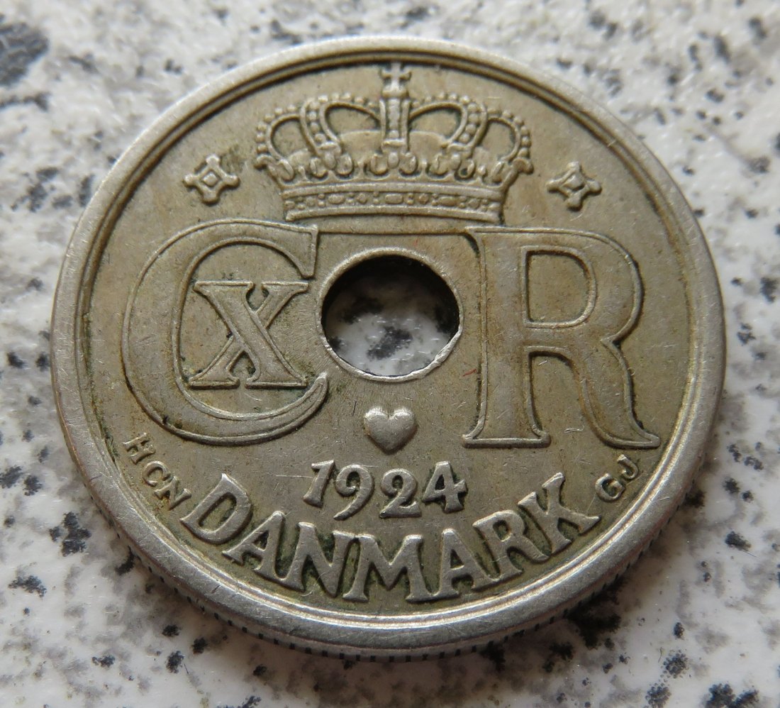  Dänemark 25 Öre 1924   