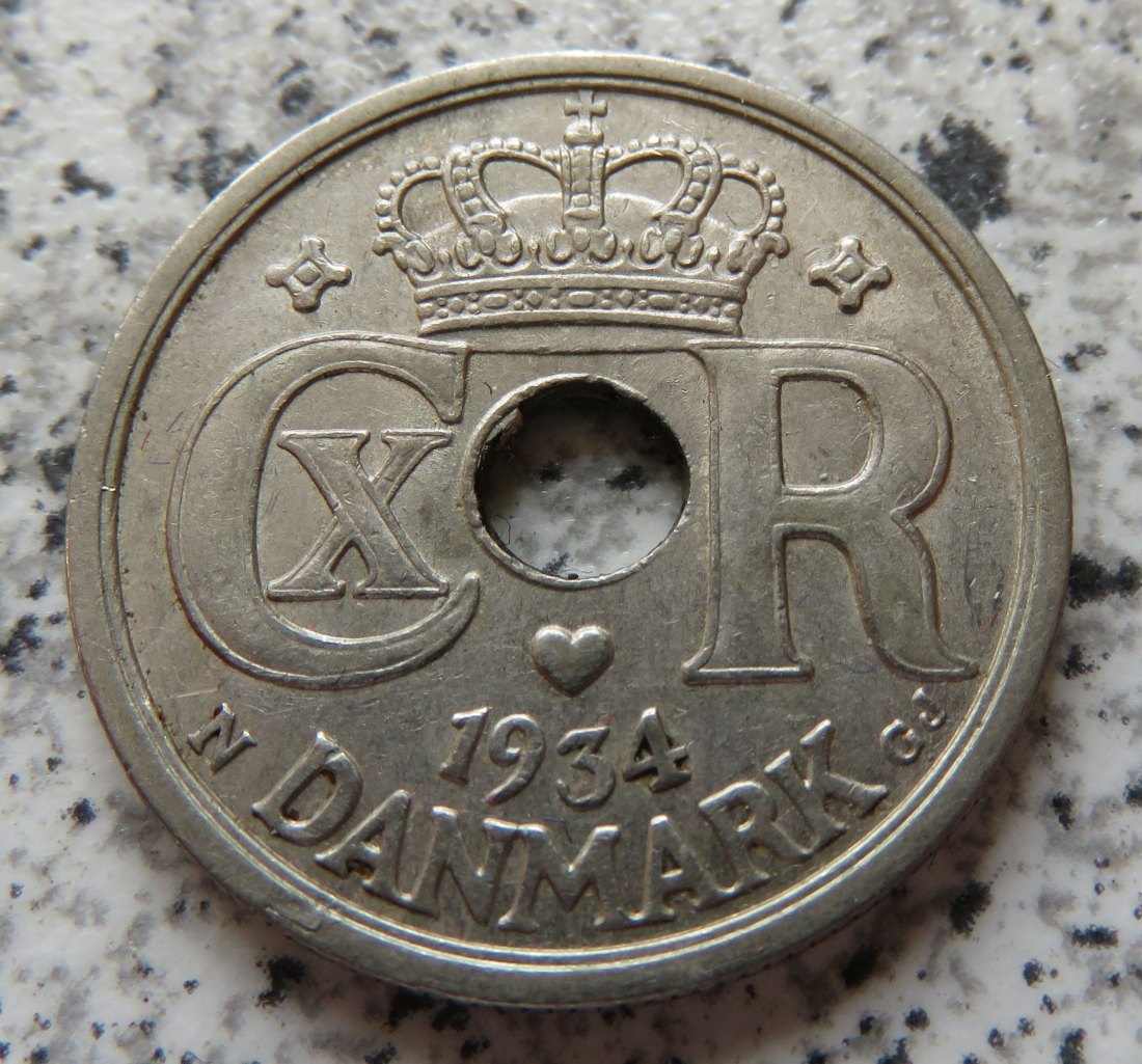  Dänemark 25 Öre 1934   
