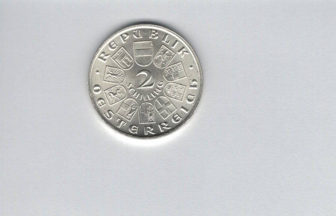  2 Schilling 1928 Franz Schubert 7,68g fein Ag 1. Rep Österreich Spittalgold9800 (2074   