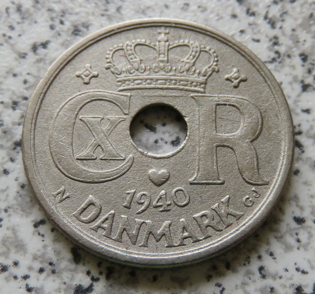  Dänemark 25 Öre 1940   