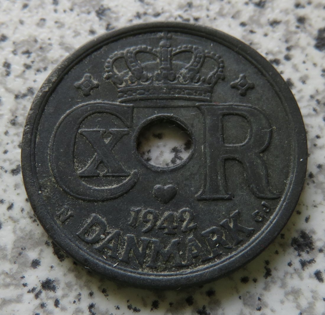  Dänemark 25 Öre 1942   
