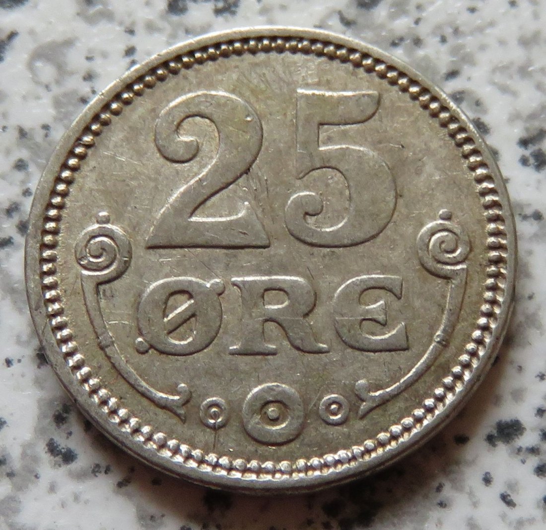  Dänemark 25 Öre 1919, KM 815.2   