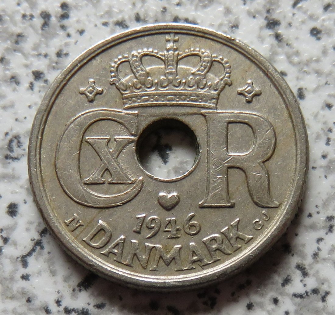  Dänemark 10 Öre 1946   