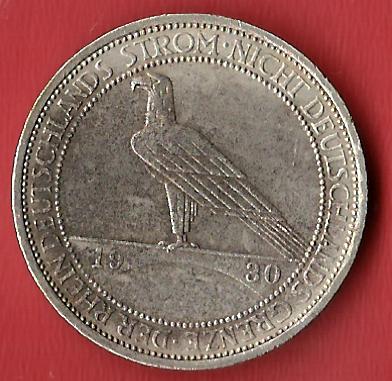  Weimar 3 Mark Strom 1930 A Koblenzer Muenzen Studio Münzankauf Koblenz Frank Maurer AL505   