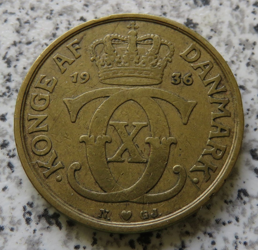  Dänemark 1 Krone 1936   