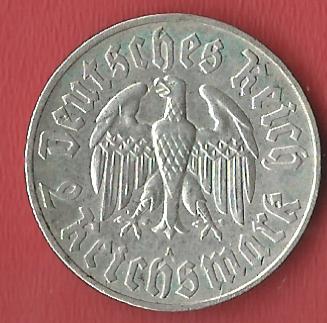  Weimar 2 Mark Luther 1933 A Koblenzer Muenzen Studio Münzankauf Koblenz Frank Maurer AL511   