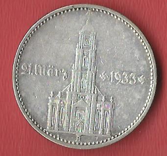  Weimar 2 Mark Garnisonskirche A Koblenzer Muenzen Studio Münzankauf Koblenz Frank Maurer AL512   
