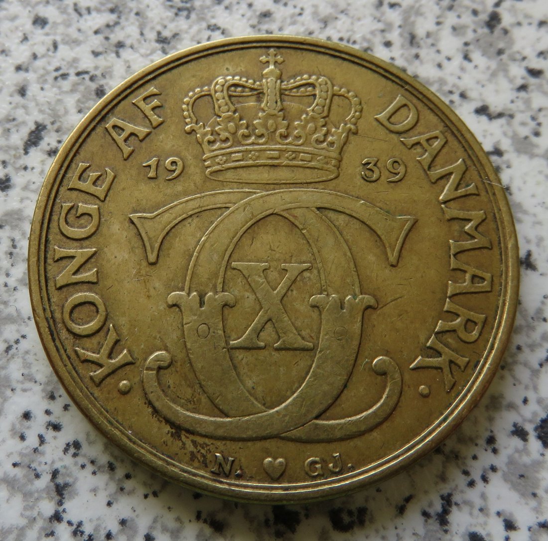  Dänemark 2 Kroner 1939   