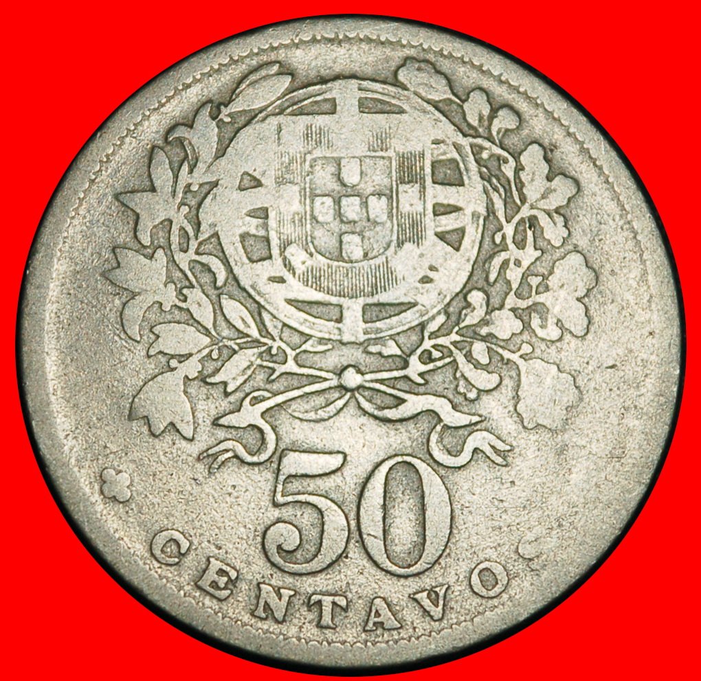  Ⰶ LIBERTY (1927-1968): PORTUGAL ★ 50 CENTAVOS 1929! ★LOW START ★ NO RESERVE!   