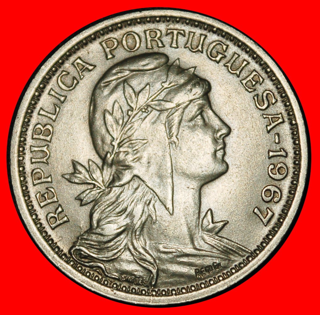  Ⰶ LIBERTY (1927-1968): PORTUGAL ★ 50 CENTAVOS 1967 UNC!  ★LOW START ★ NO RESERVE!   