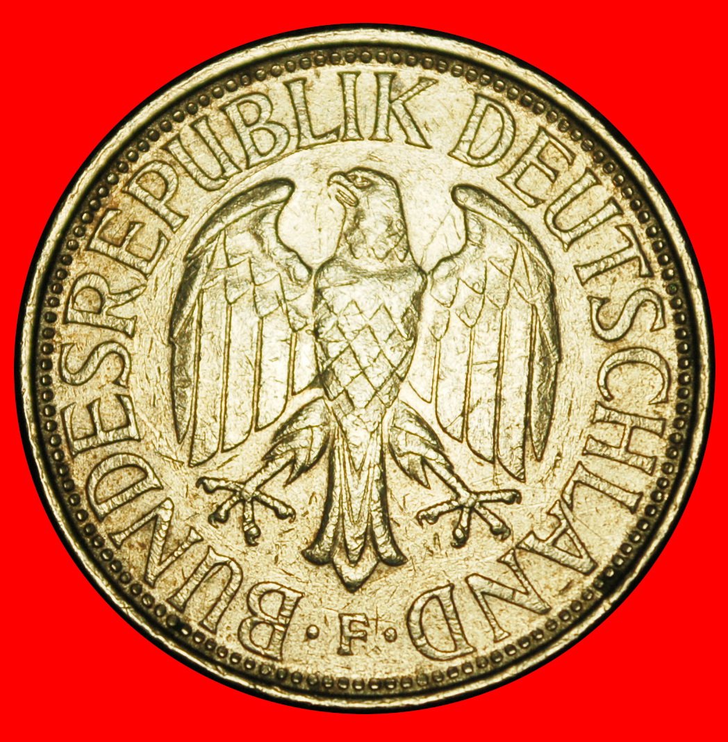  Ⰶ NOT COMMUNIST TYPE (1950-2001): GERMANY ★ 1 MARK 1976F BADEN-WUERTTEMBERG!★LOW START ★ NO RESERVE!   