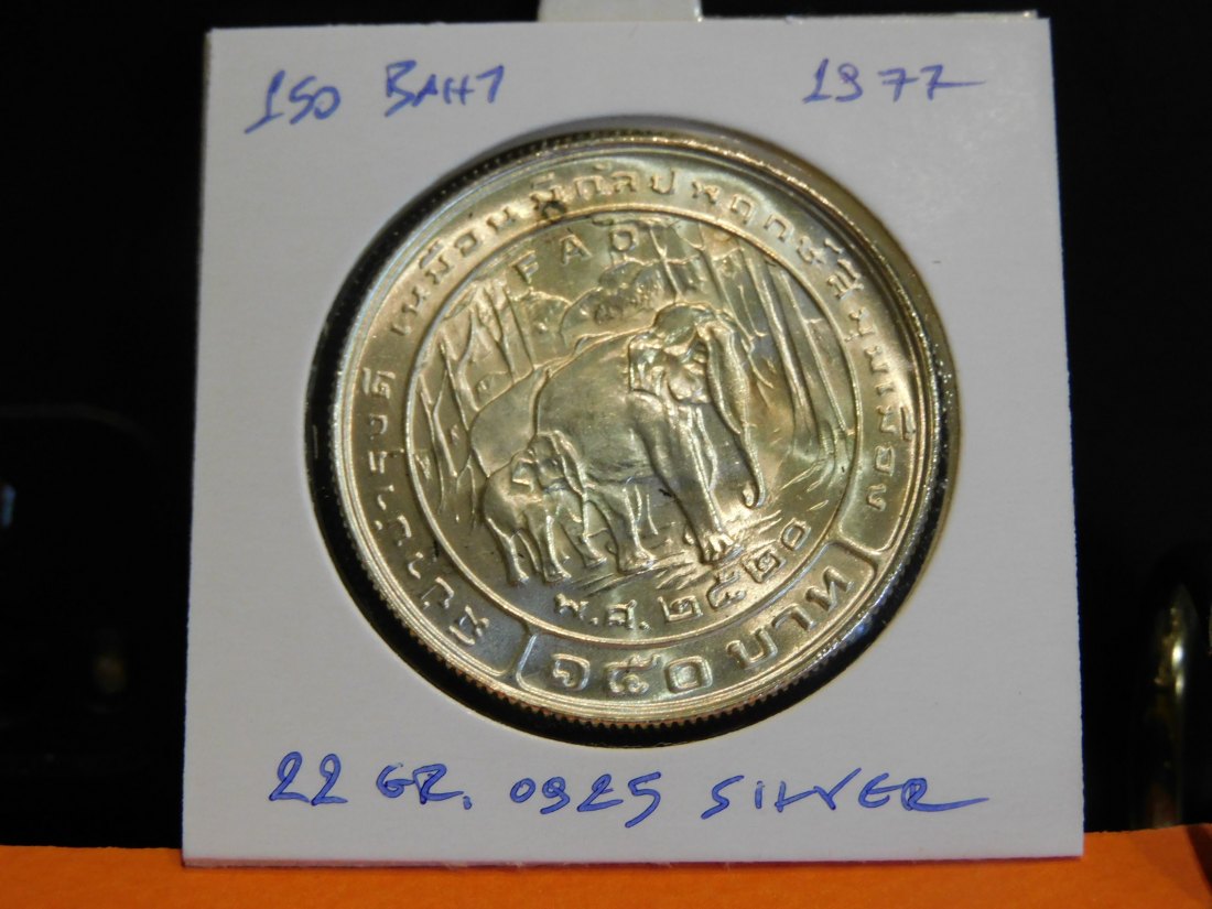  THAILAND 150 BAHT 1977.GRADE-PLEASE SEE PHOTOS.   