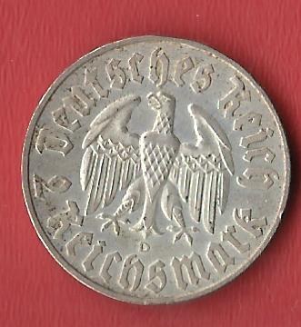  Weimar 2 Mark Luther 1933 D  Koblenzer Muenzen Studio Münzankauf Koblenz Frank Maurer AL531   