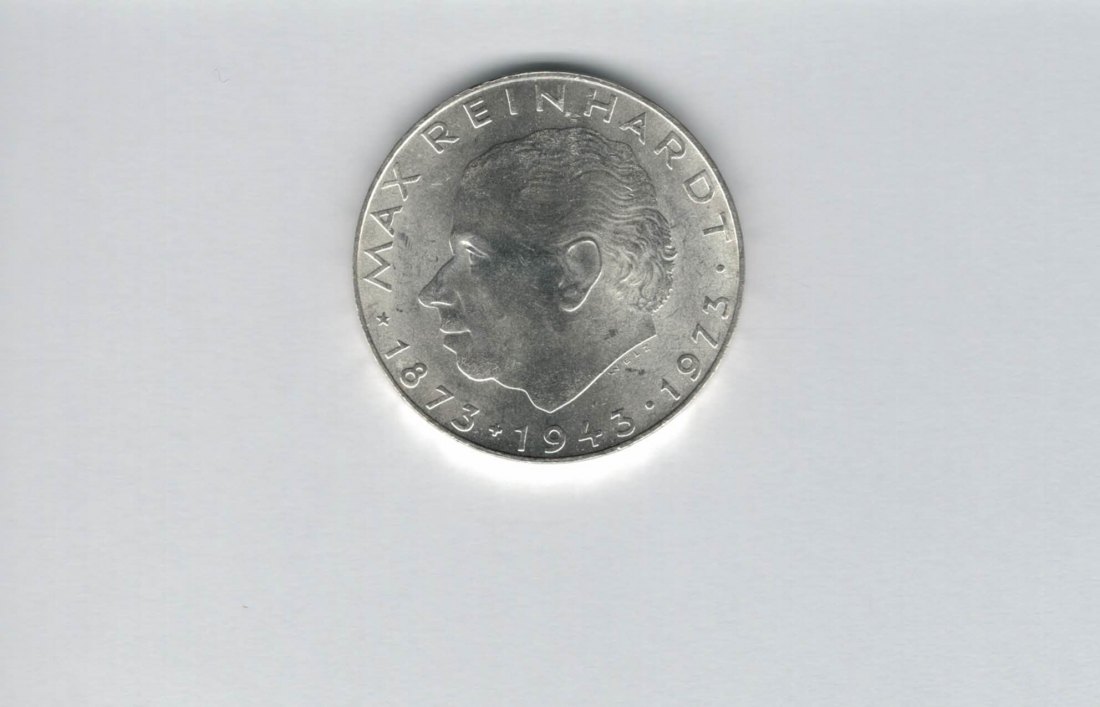  25 Schilling 1973 Max Reinhardt silber 10,4g fein Österreich Spittalgold9800 (04588/19)   