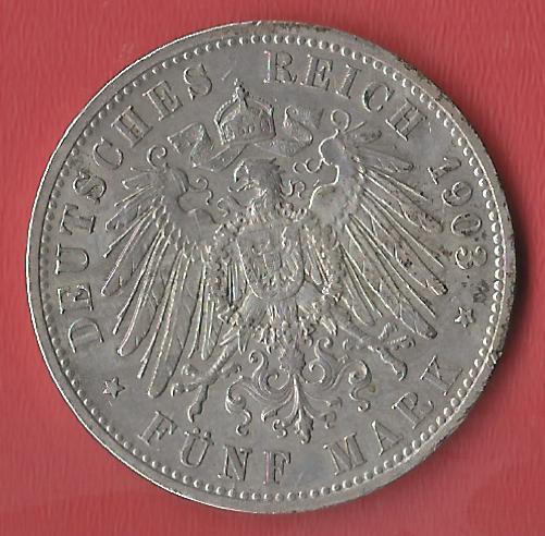  Bayern 5 Mark Otto 1903 Koblenzer Muenzen Studio Münzankauf Koblenz Frank Maurer AL543   