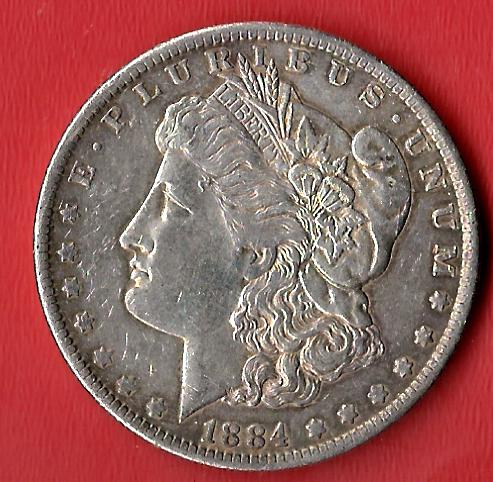  Morgen Dollar 1884 O Koblenzer Muenzen Studio Münzankauf Koblenz Frank Maurer AL544   