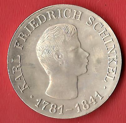  10 Mark DDR Schinkel 1966 Koblenzer Muenzen Studio Münzankauf Koblenz Frank Maurer AL545   