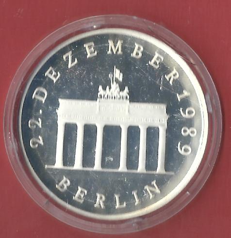  20 Mark DDR Brand.Tor 1990 PP Koblenzer Muenzen Studio Münzankauf Koblenz Frank Maurer AL551   