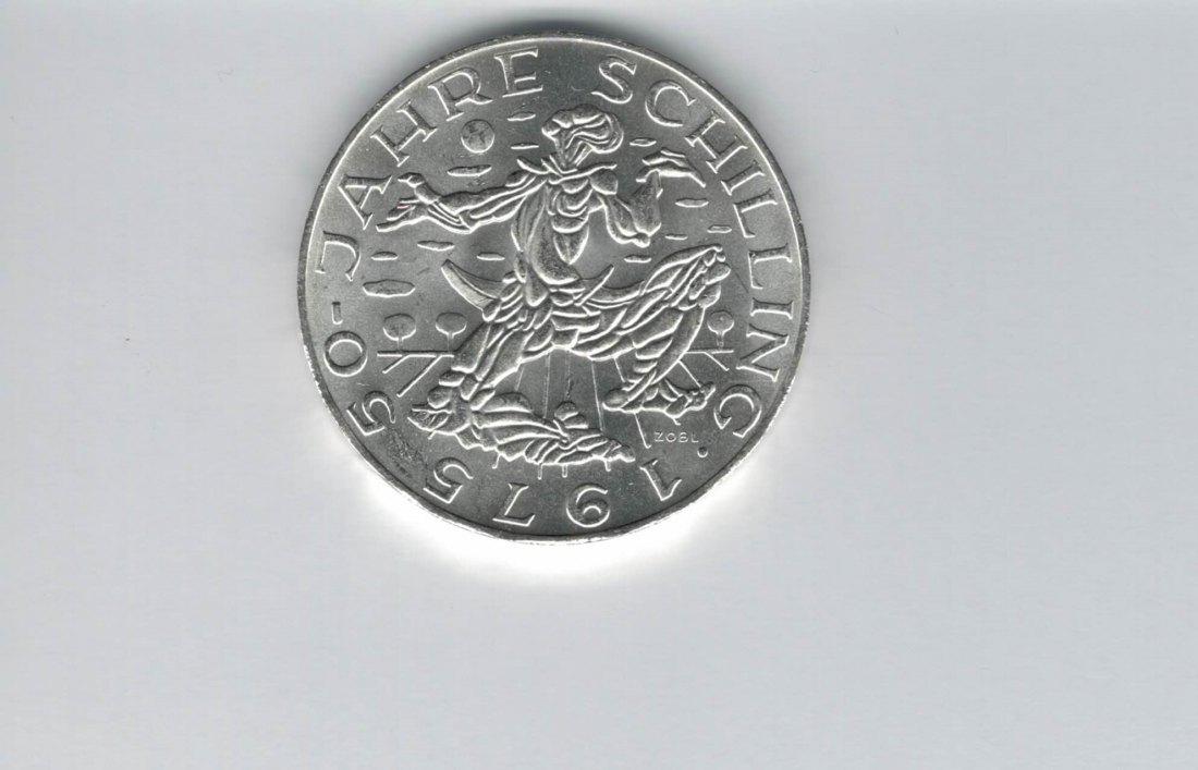  100 Schilling 1975 50 J. Schillingwährung silber 15,36g fein Österreich Spittalgold9800 (01914/4)   