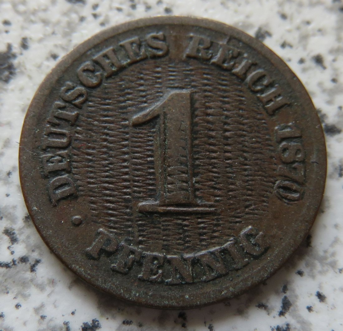  Kaiserreich Spaßpfennig 1870 C   