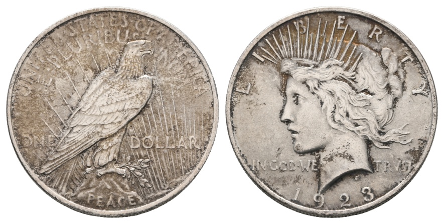  Ausland; USA; 1 Dollar 1923   