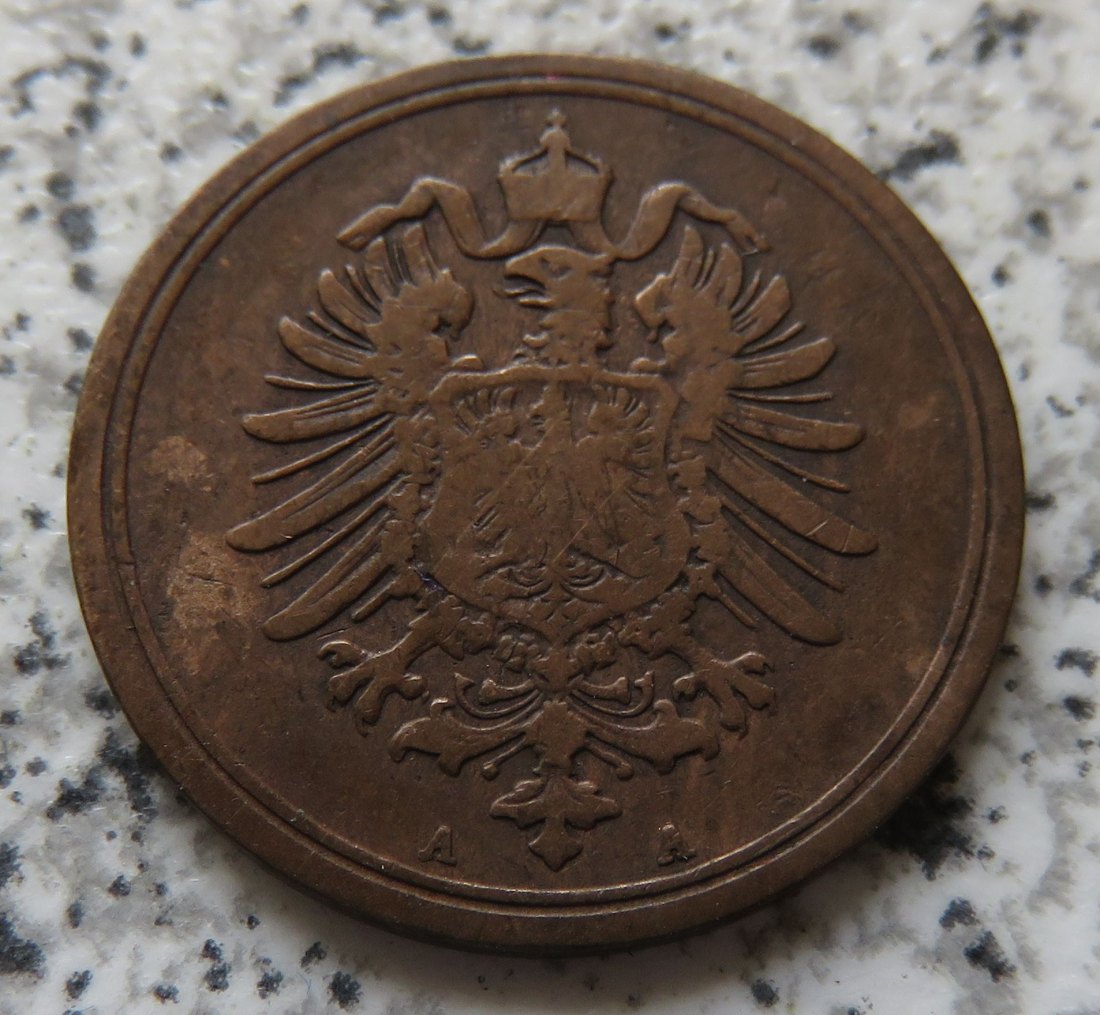  Kaiserreich 1 Pfennig 1885 A   