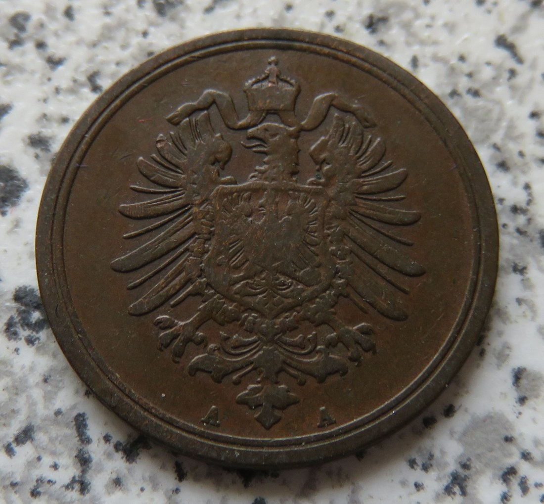  Kaiserreich 1 Pfennig 1886 A   