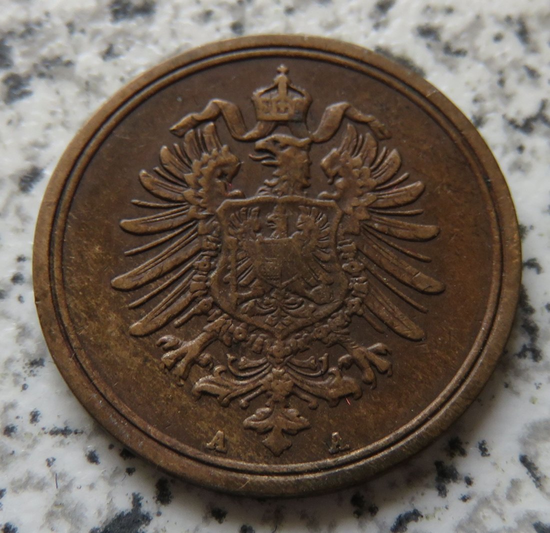  Kaiserreich 1 Pfennig 1886 A   