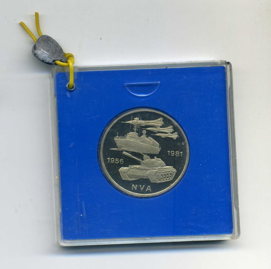  10 Mark 1981 25 Jahre NVA PP Original verpackt mit Plombe   