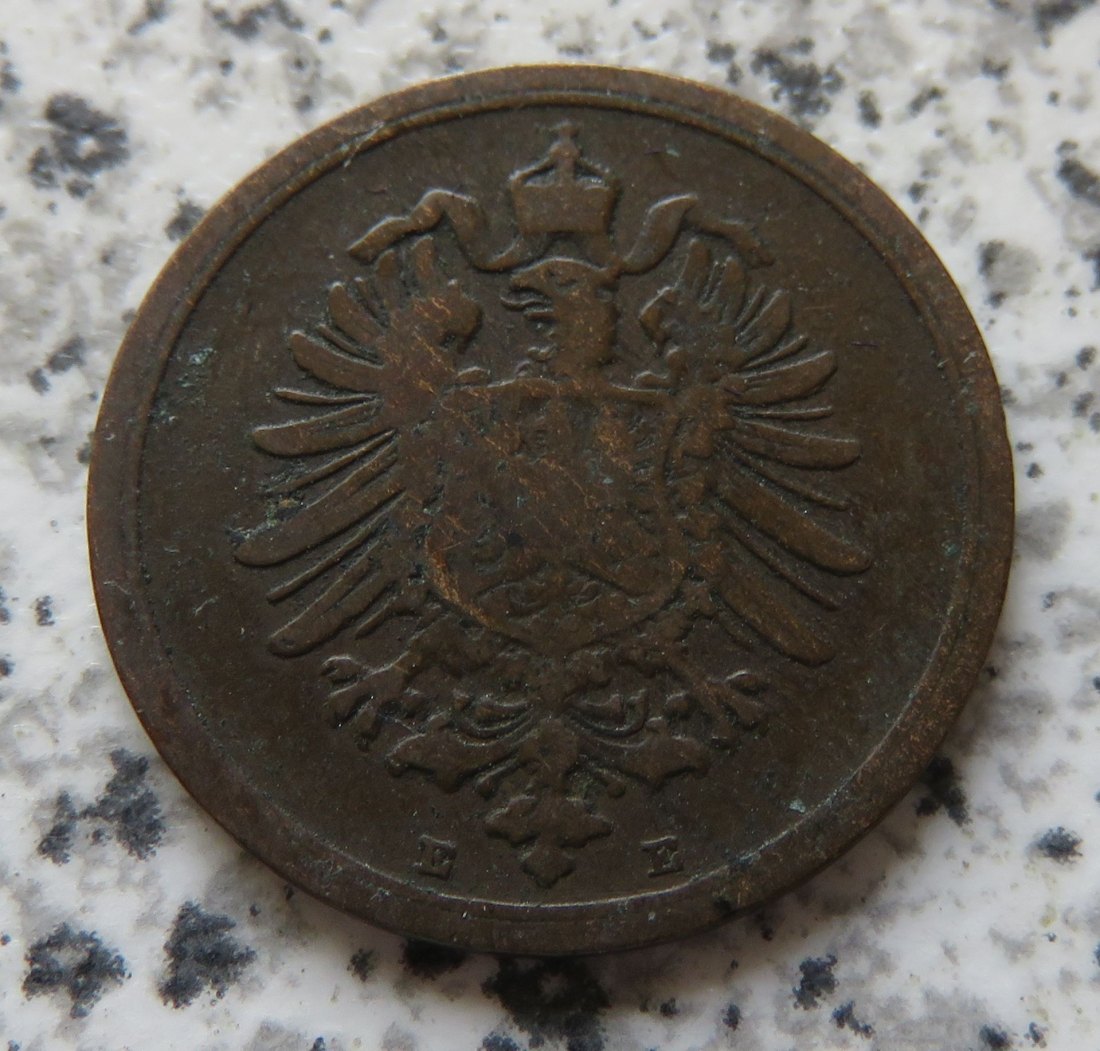  Kaiserreich 1 Pfennig 1887 E   