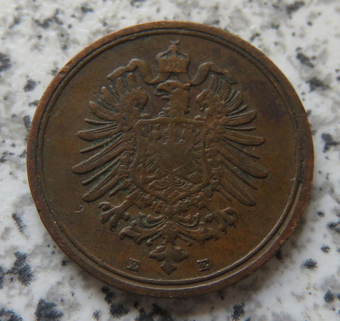  Kaiserreich 1 Pfennig 1887 E   
