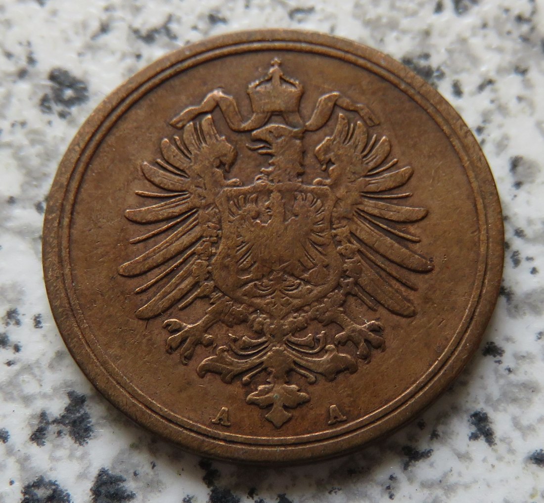  Kaiserreich 1 Pfennig 1889 A   