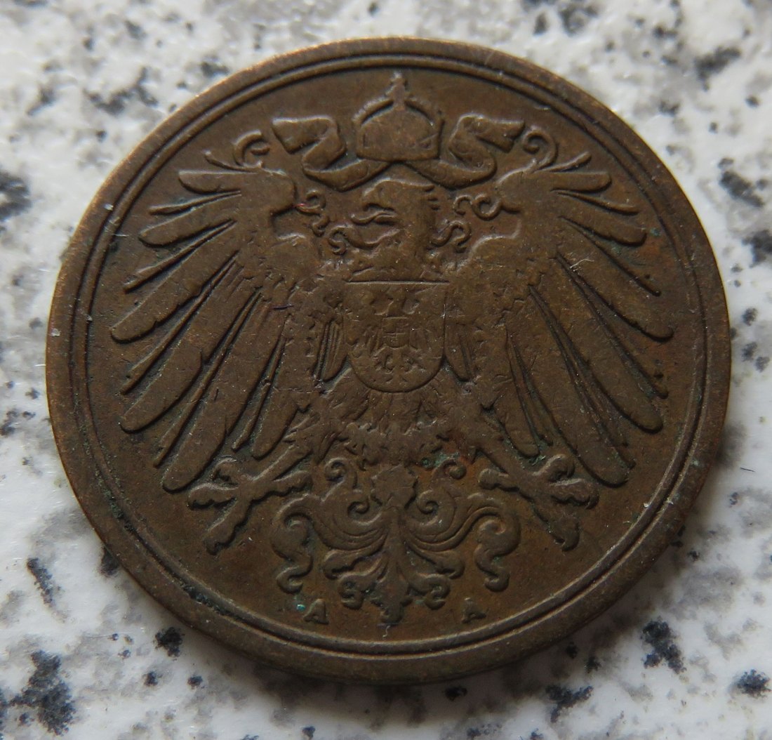  Kaiserreich 1 Pfennig 1892 A   