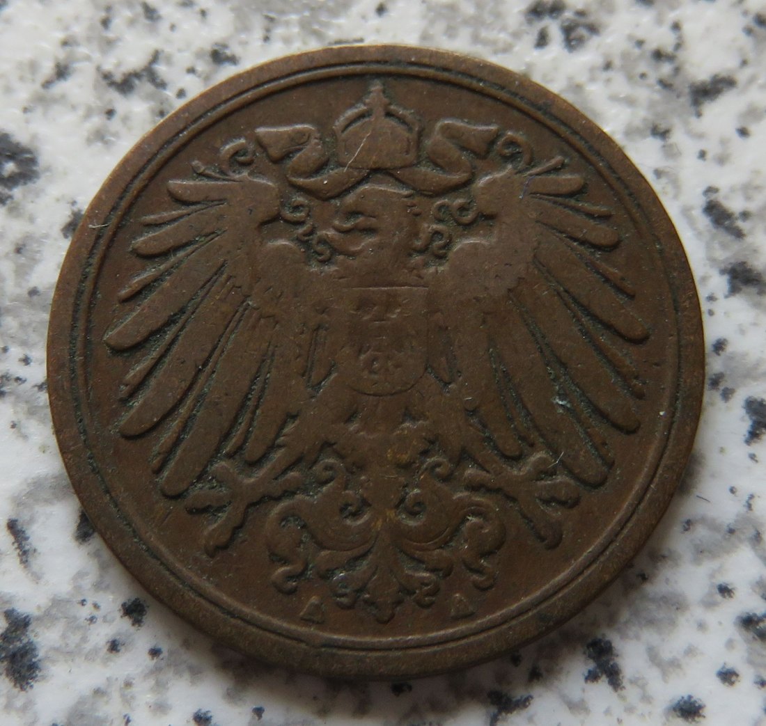  Kaiserreich 1 Pfennig 1892 A   