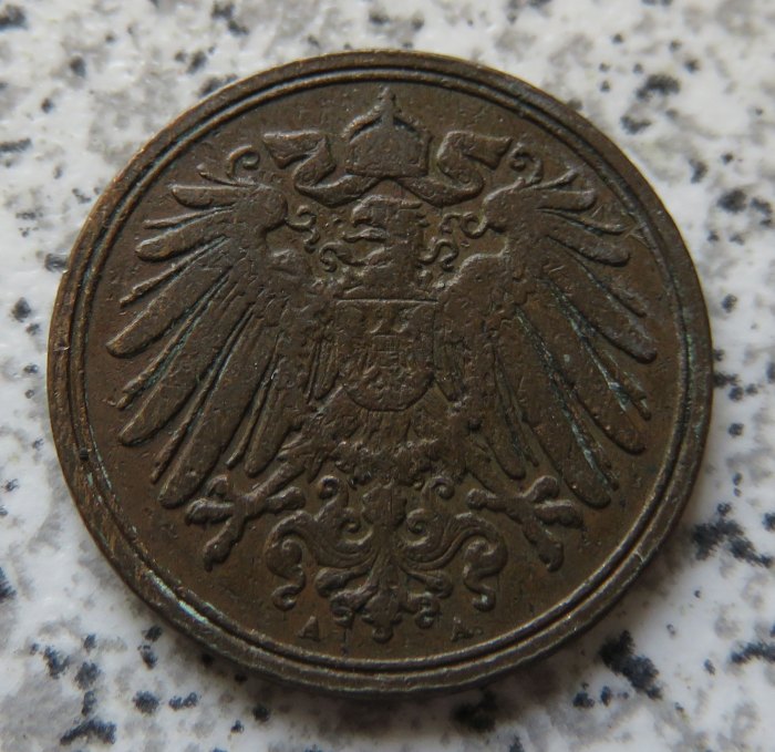  Kaiserreich 1 Pfennig 1894 A   
