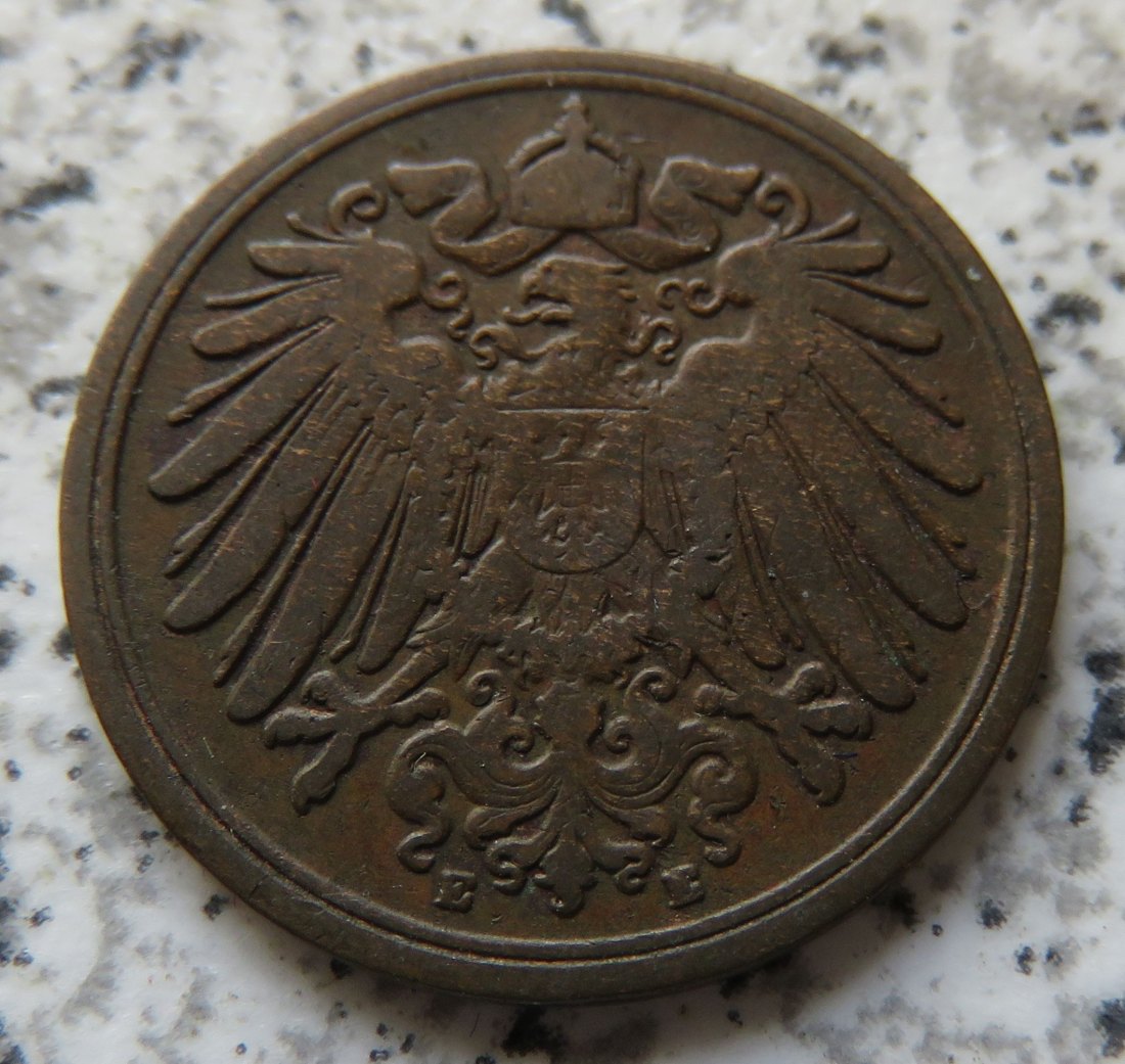  Kaiserreich 1 Pfennig 1894 E   
