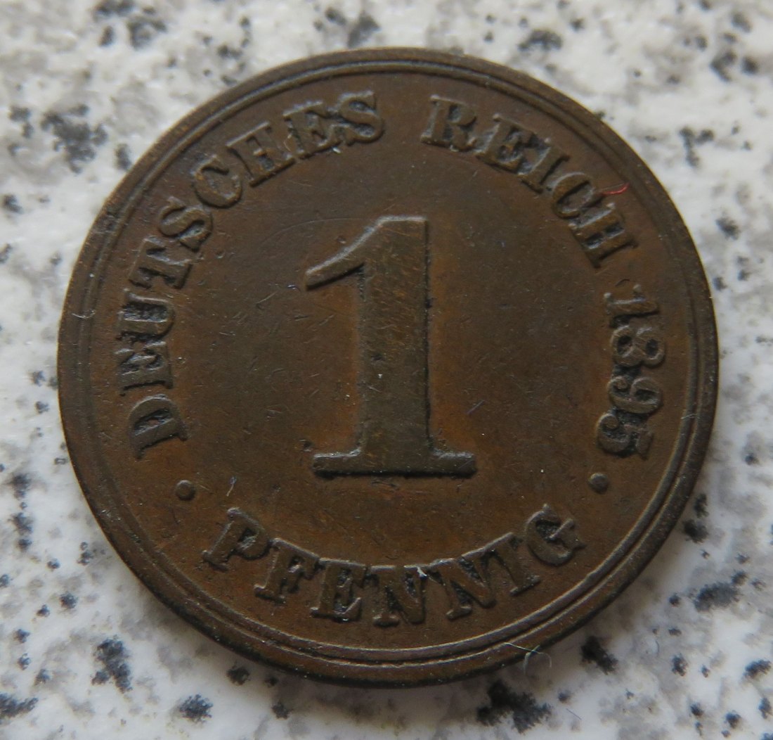  Kaiserreich 1 Pfennig 1895 A   