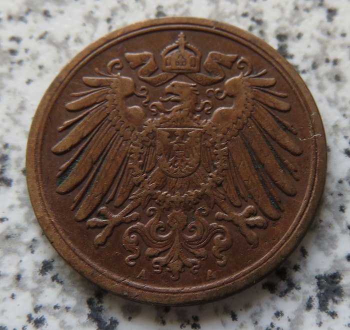  Kaiserreich 1 Pfennig 1898 A   