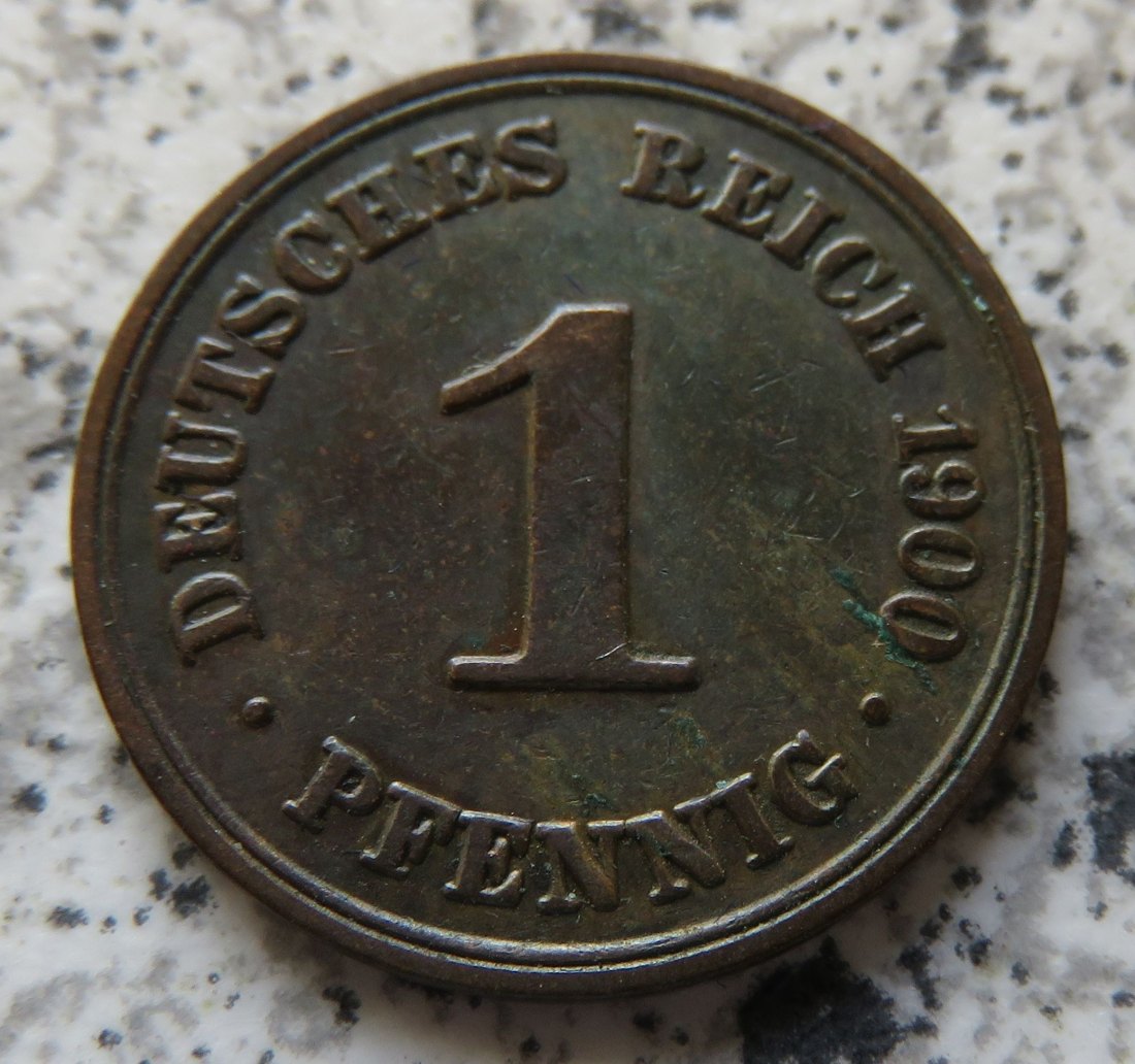  Kaiserreich 1 Pfennig 1900 A   