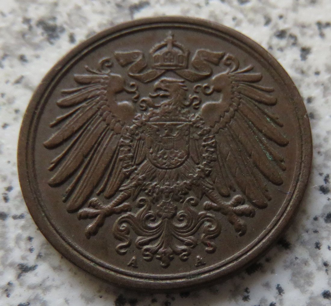  Kaiserreich 1 Pfennig 1901 A, besser   