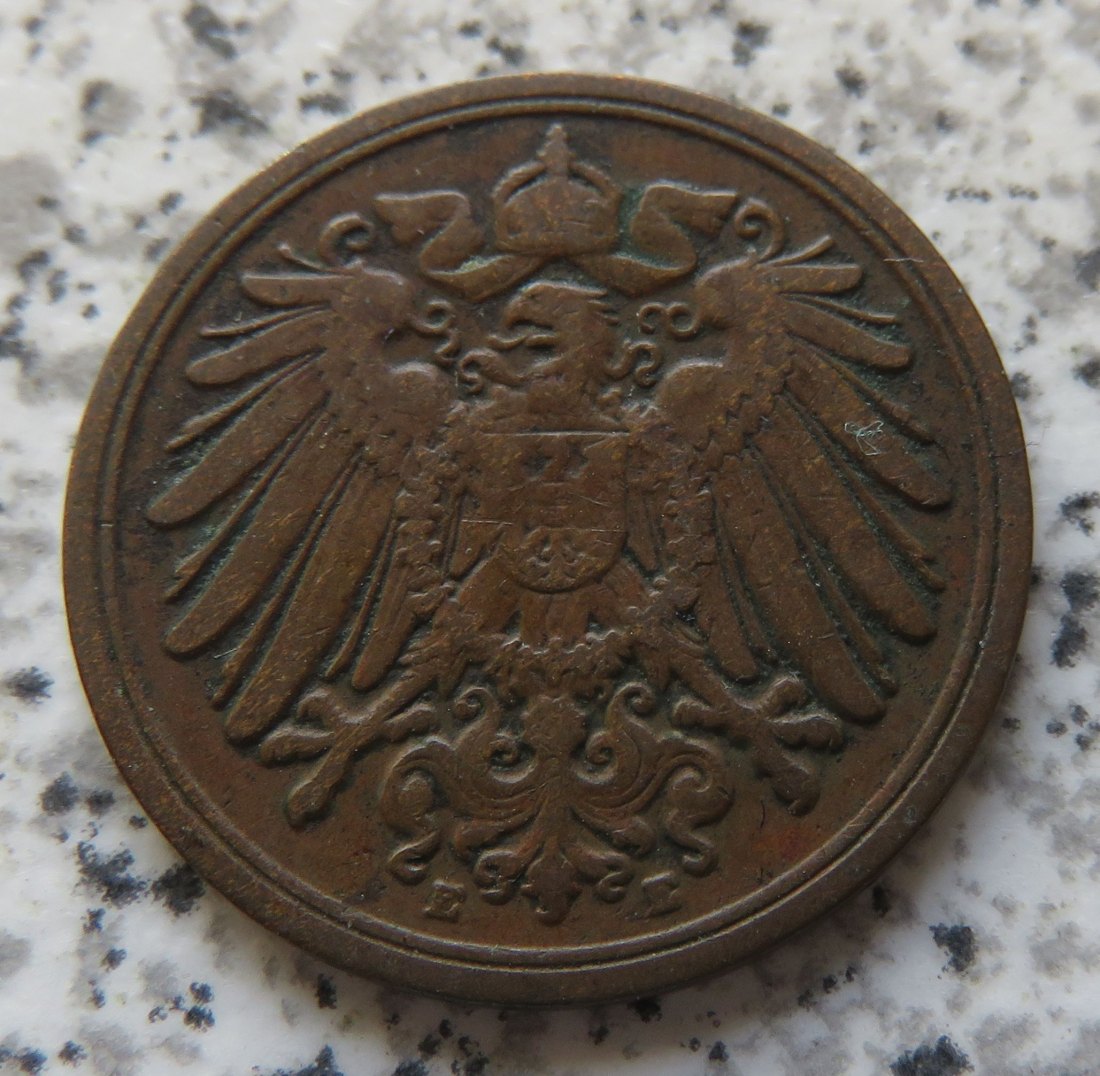  Kaiserreich 1 Pfennig 1906 E   